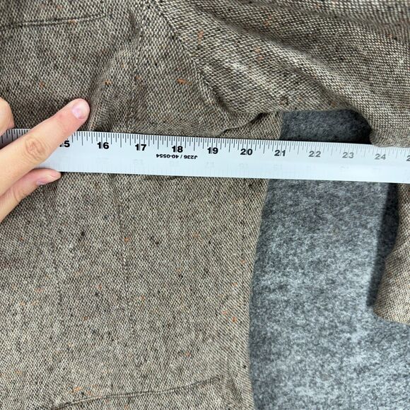 Together Blazer Women 16 Gray Button Up Collared Long Sleeve Wool Lined Pockets - Picture 5 of 7